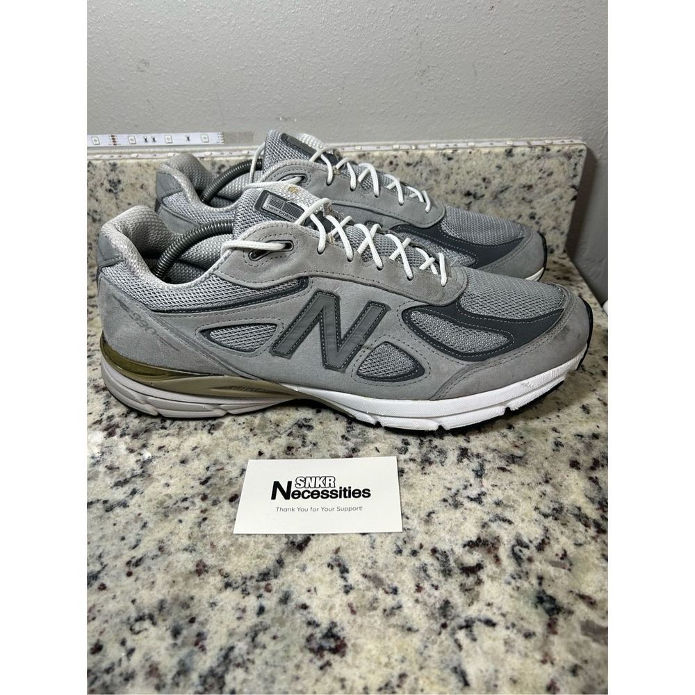 New Balance 990v4 M990GL4 Men's Athletic Shoes Gray Made In USA Size 13 D